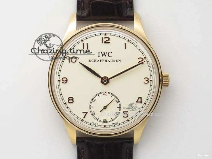 MIROTIME 1219 Affordable Portuguese Real PR Real Annual Calendar IW5035 ZF 1:1 Best Edition White Dial Blue Markers on Blue Leather Strap A 7143